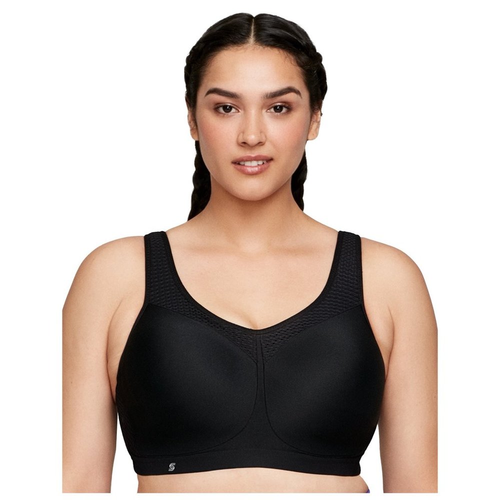 Glamorise Women's Full Figure Plus Size High Impact Wonderwire Sports Bra #9066,
